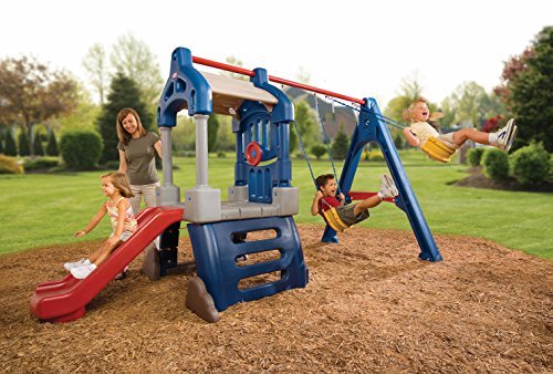 little tikes play gym with slide