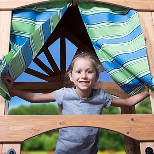 backyard playsets for older kids swing slide