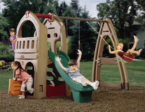 fisher price outdoor playset with slide